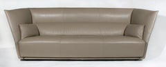 Paltrona Frau 'Almo' Modern Leather Sofa Designed by Garcia Cumini