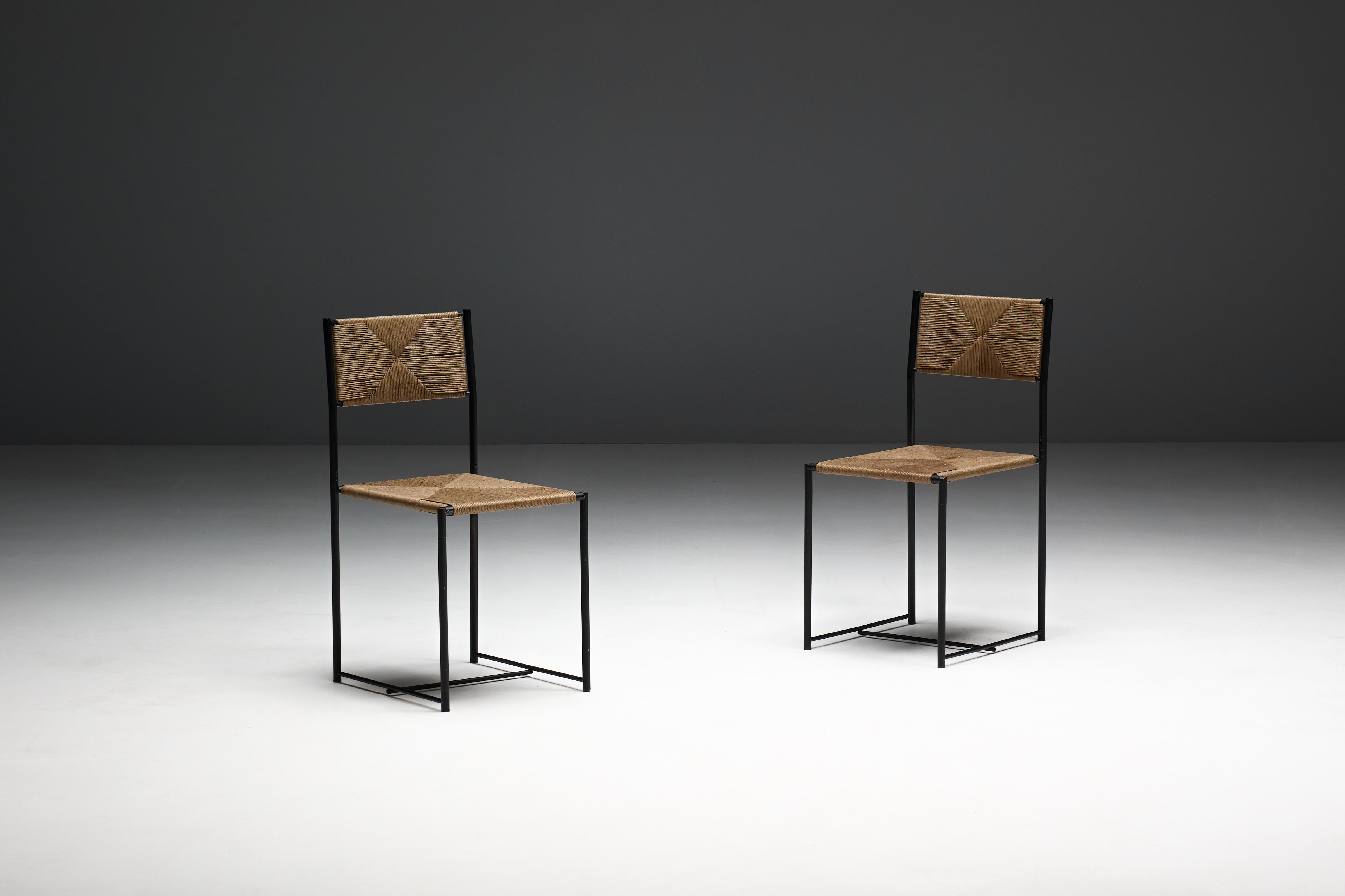 Paludis Dining Chairs by Giandomenico Belotti for Alias, Italy, 1980s For Sale 8