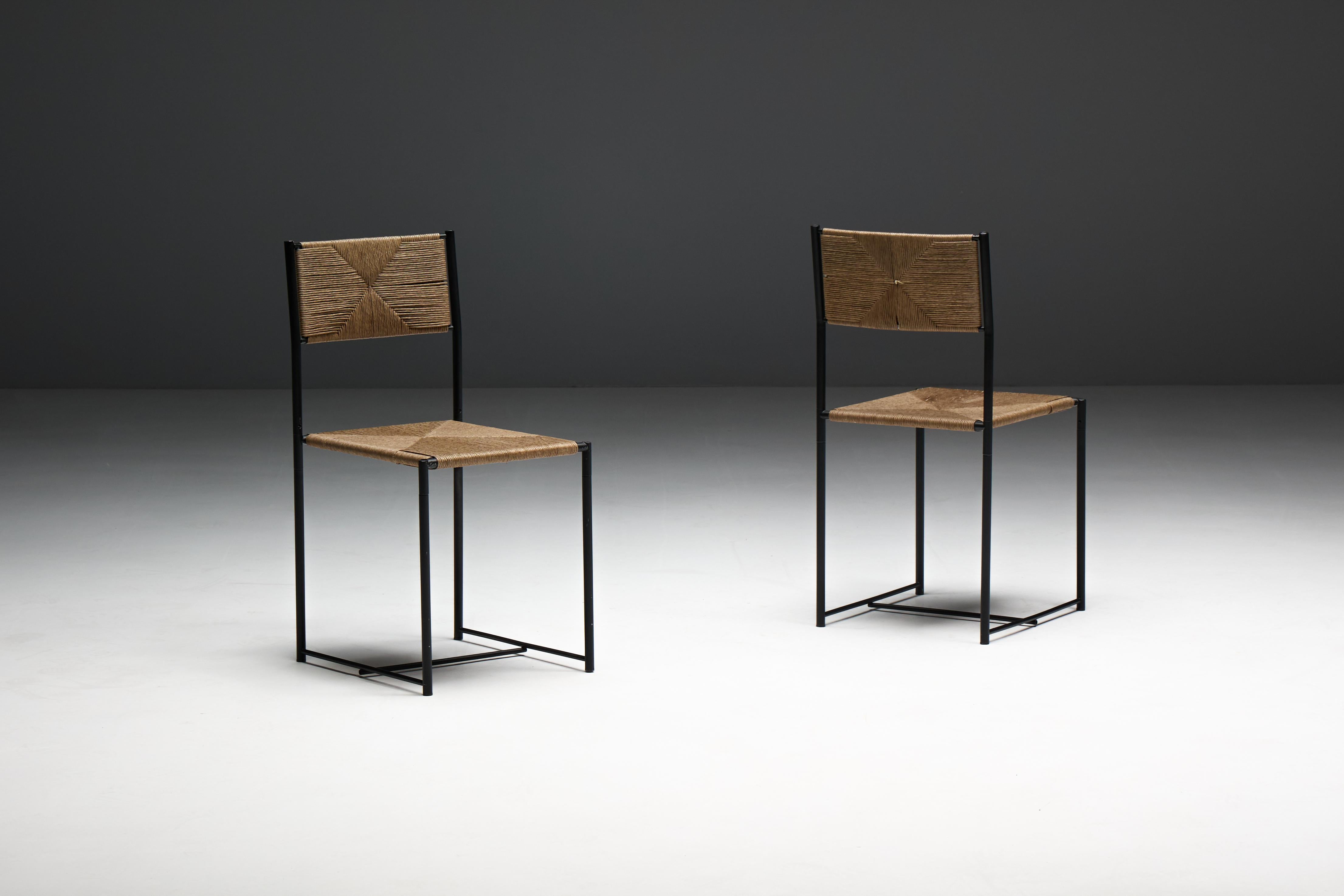 Paludis Dining Chairs by Giandomenico Belotti for Alias, Italy, 1980s For Sale 9