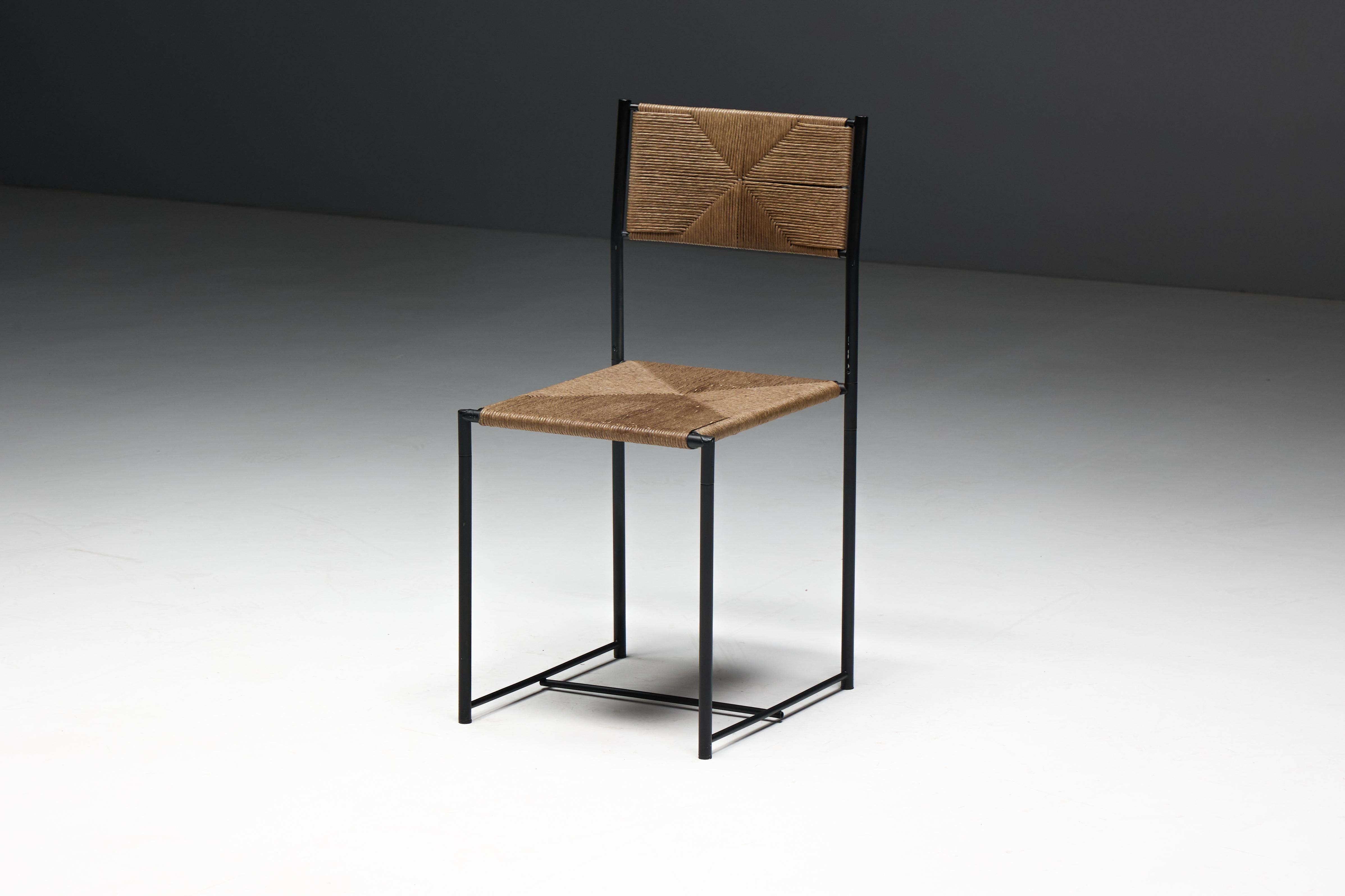 Paludis Dining Chairs by Giandomenico Belotti for Alias, Italy, 1980s For Sale 13