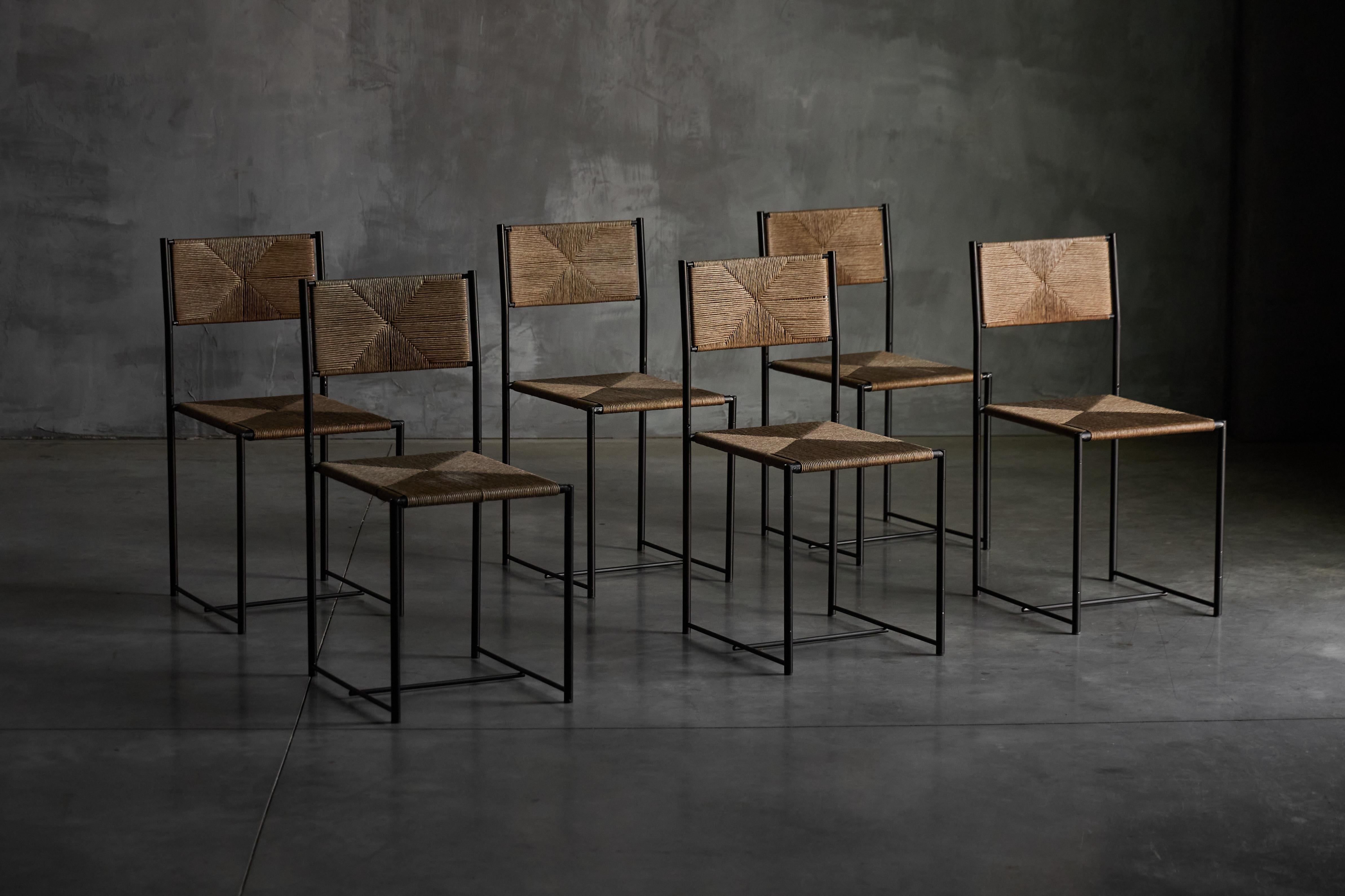 Mid-Century Modern Paludis Dining Chairs by Giandomenico Belotti for Alias, Italy, 1980s For Sale