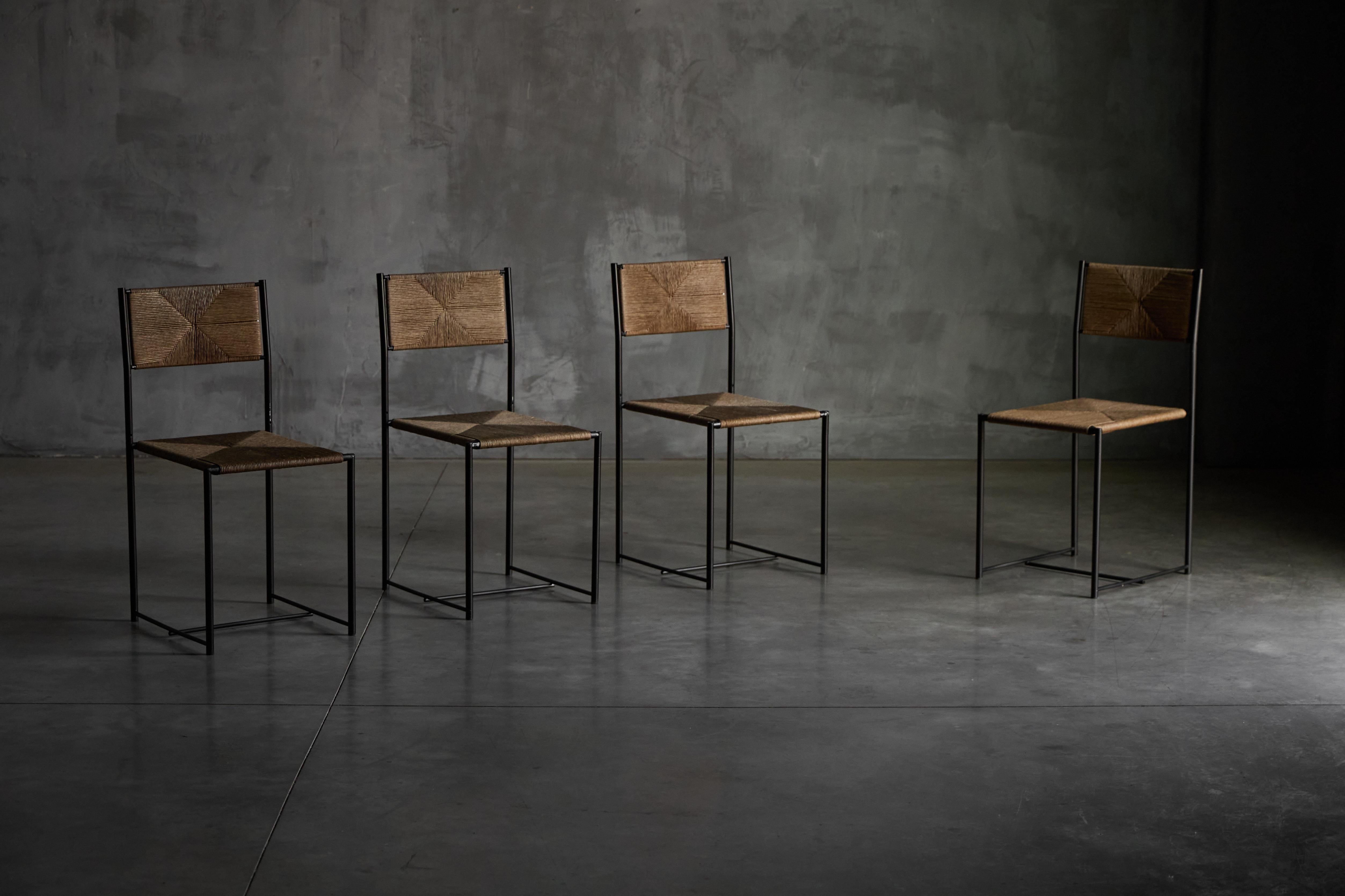 Italian Paludis Dining Chairs by Giandomenico Belotti for Alias, Italy, 1980s For Sale
