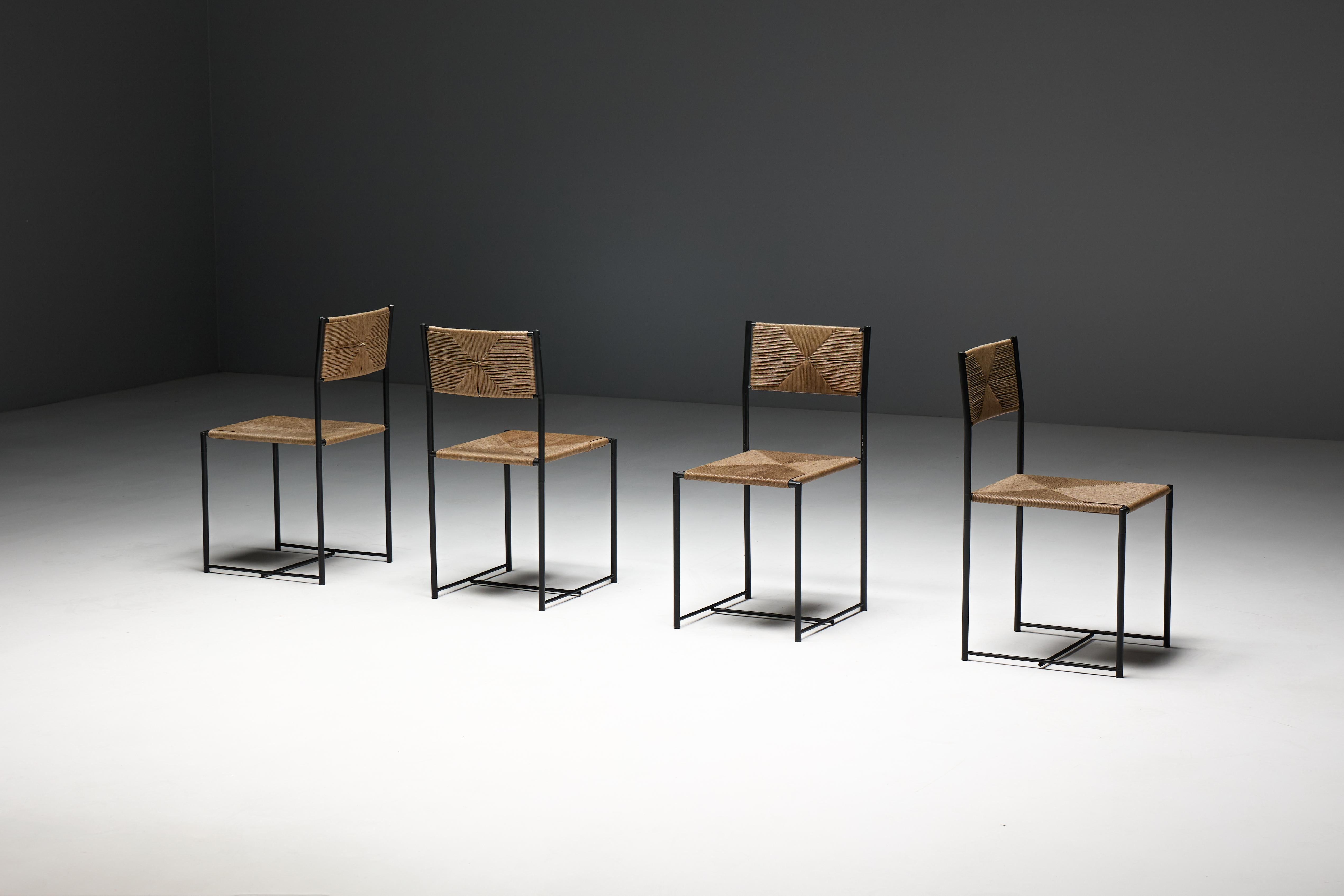 Paludis Dining Chairs by Giandomenico Belotti for Alias, Italy, 1980s For Sale 2