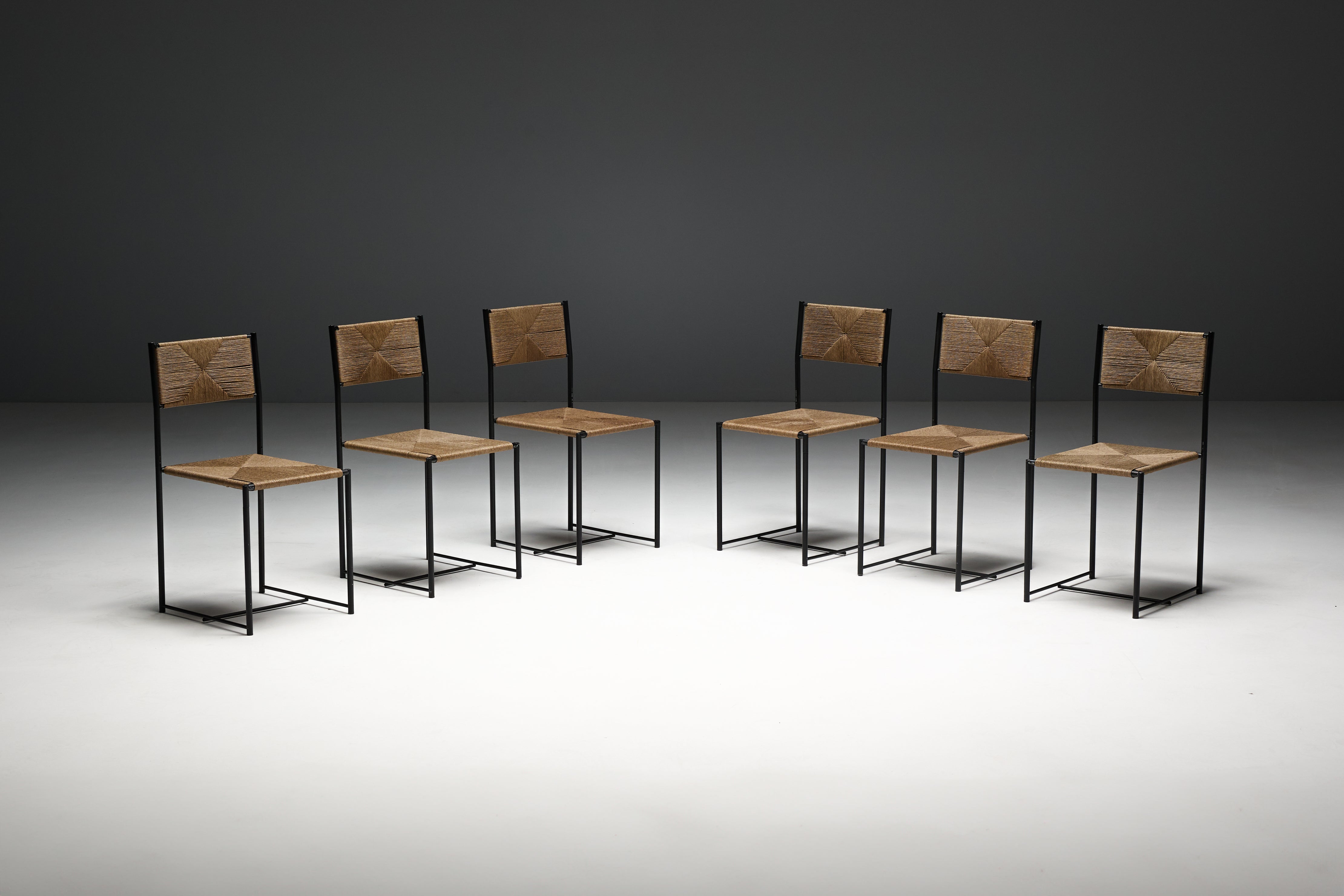 Paludis Dining Chairs by Giandomenico Belotti for Alias, Italy, 1980s For Sale
