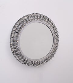 Luminaire rétroéclairé cristal Palwa  Miroir, 1960