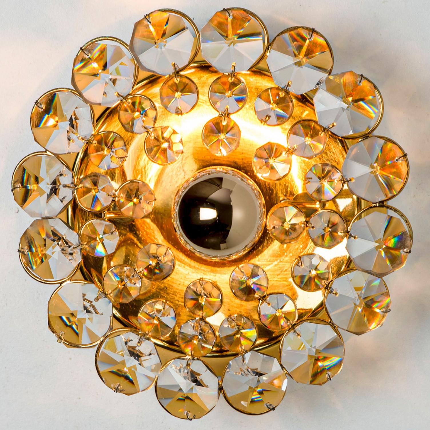 Altro Palwa in ottone con Crystal Stone, Germania 1970 in vendita