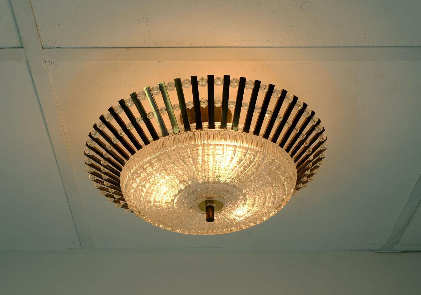 Mid-Century Modern palwa CEILING LAMP small chandelier christoph palme 1960s hollywood regency 