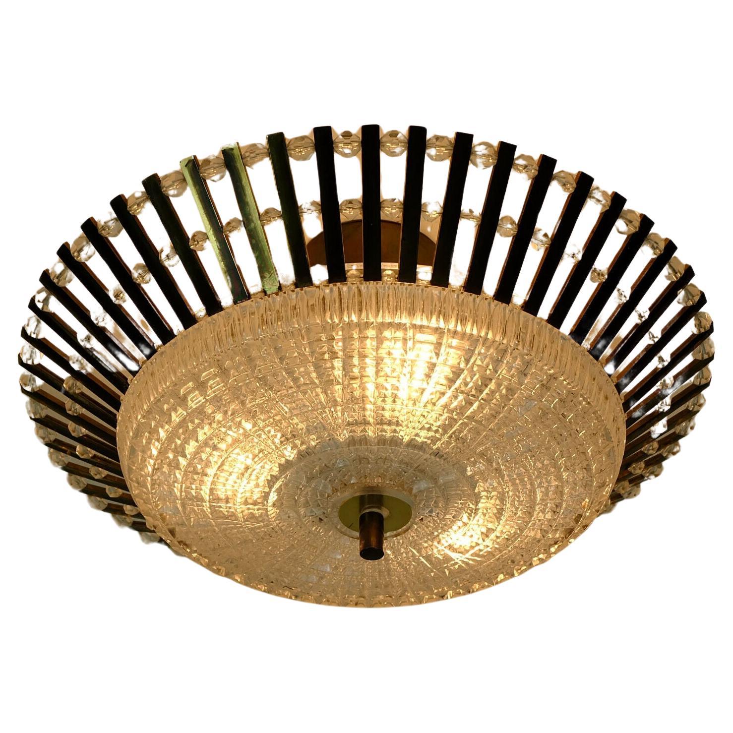 palwa CEILING LAMP small chandelier christoph palme 1960s hollywood regency 
