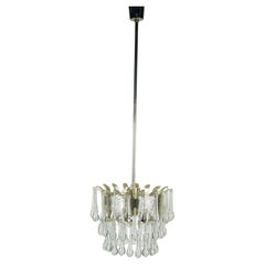 Palwa Gold, drop Crystal Chandelier, 1970, Austria