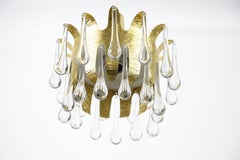 Palwa Gold, Two tierCrystal Chandelier, 1970, Austria