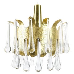 Palwa Gold, Two tierCrystal Chandelier, 1970, Austria
