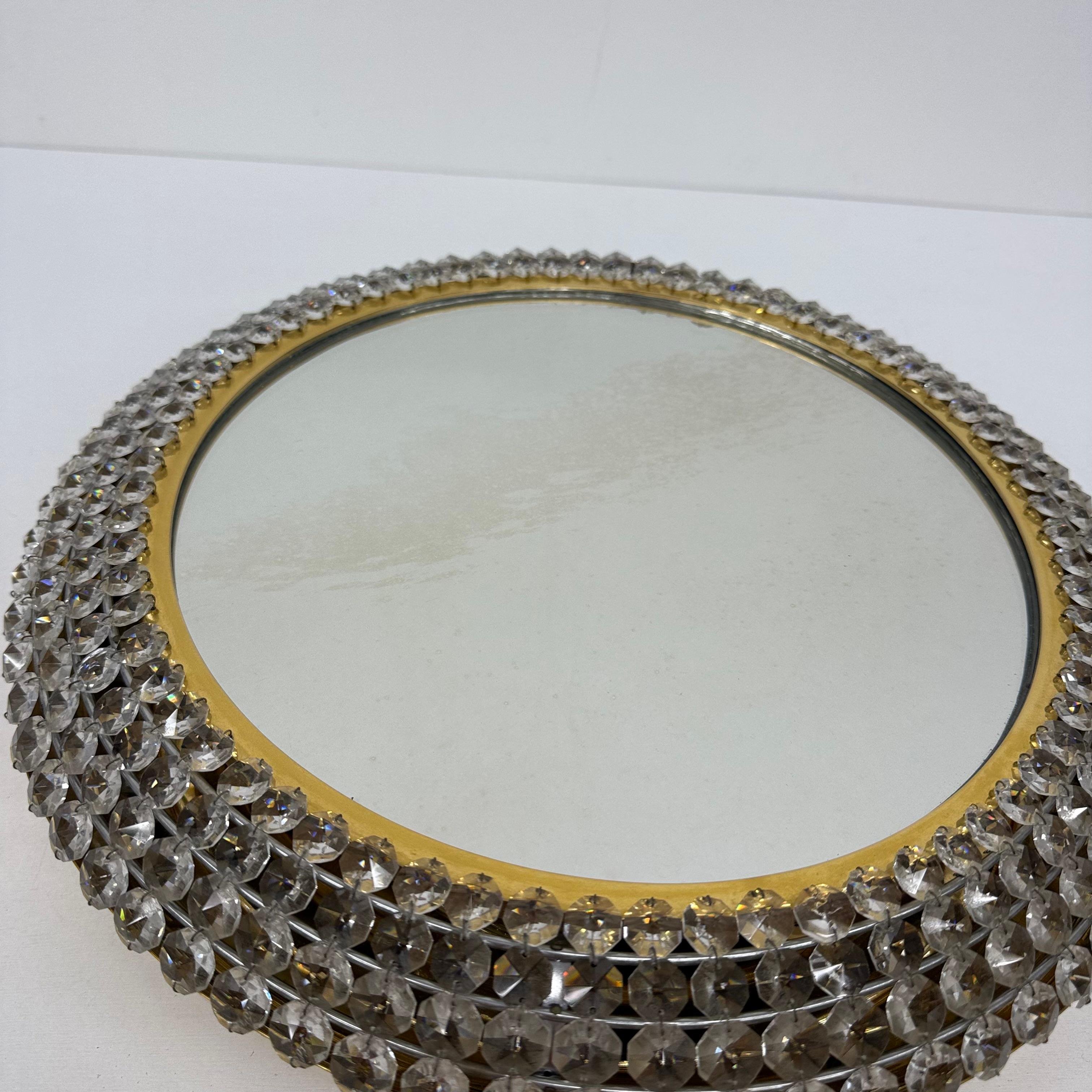 Palwa illuminated mirror , 1970s For Sale 11