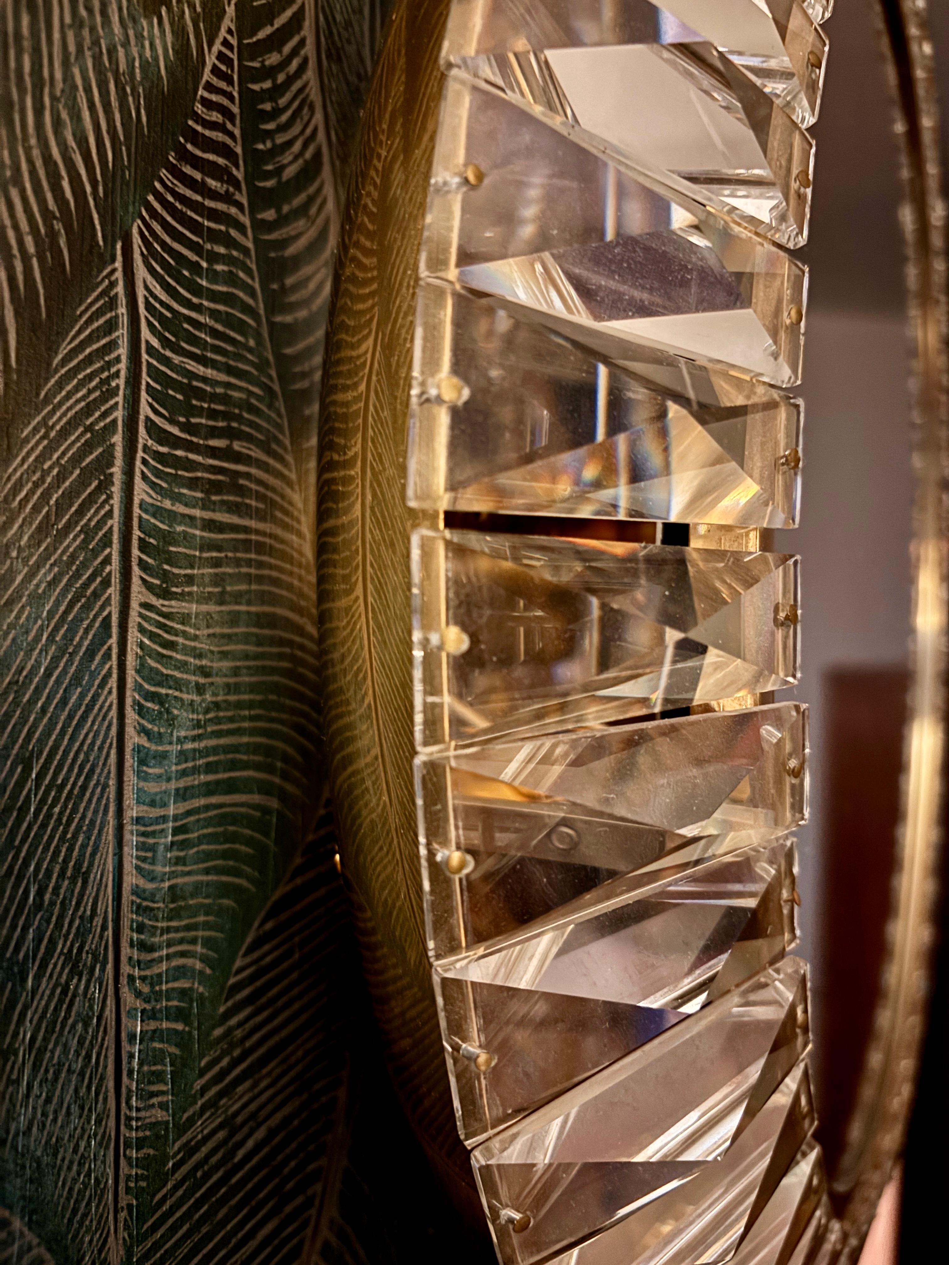 Mid-Century Modern Palwa - Palme & Walter illuminated mirror For Sale