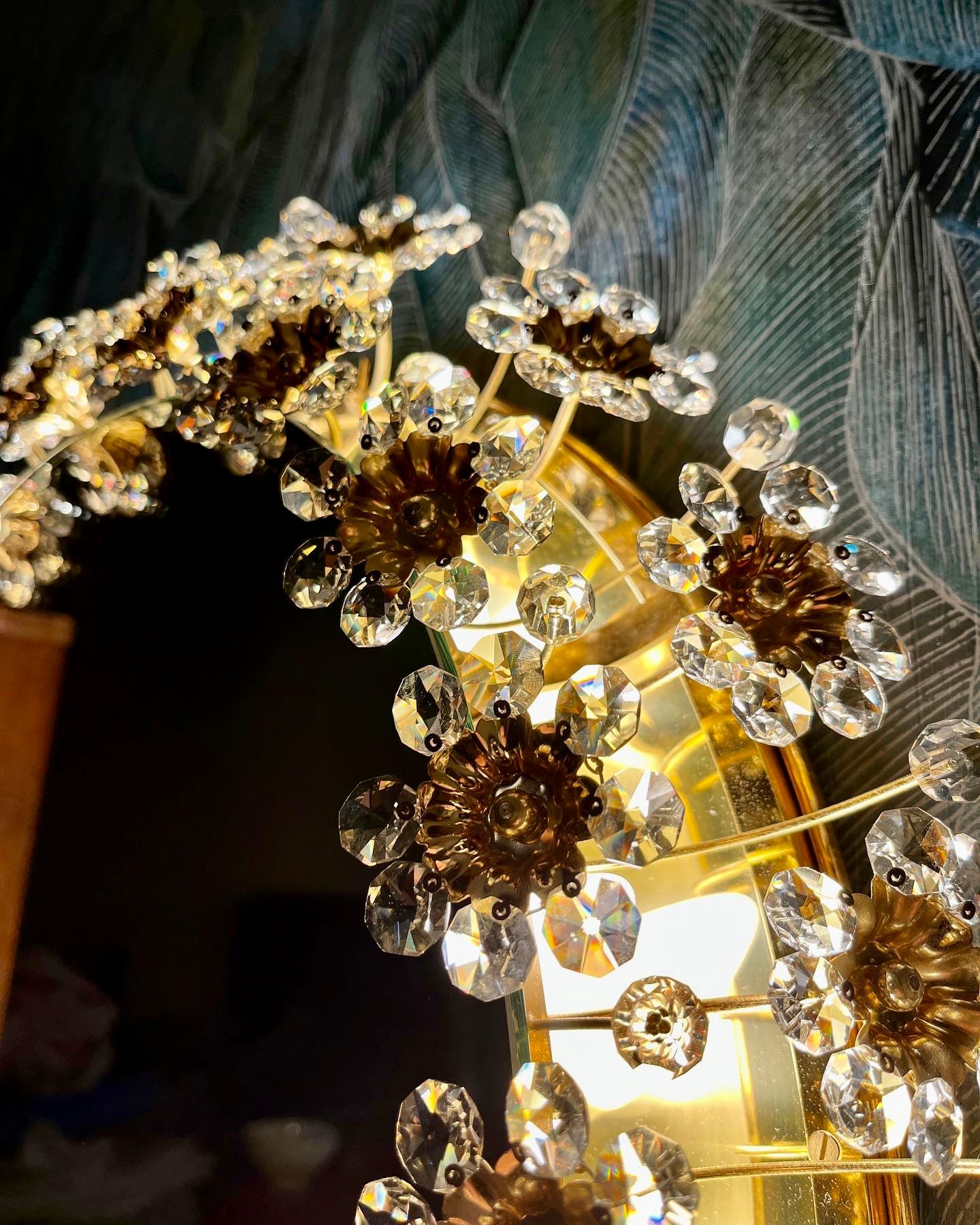 Palwa - Palme & Walter illuminated mirror In Excellent Condition For Sale In Hannover, DE