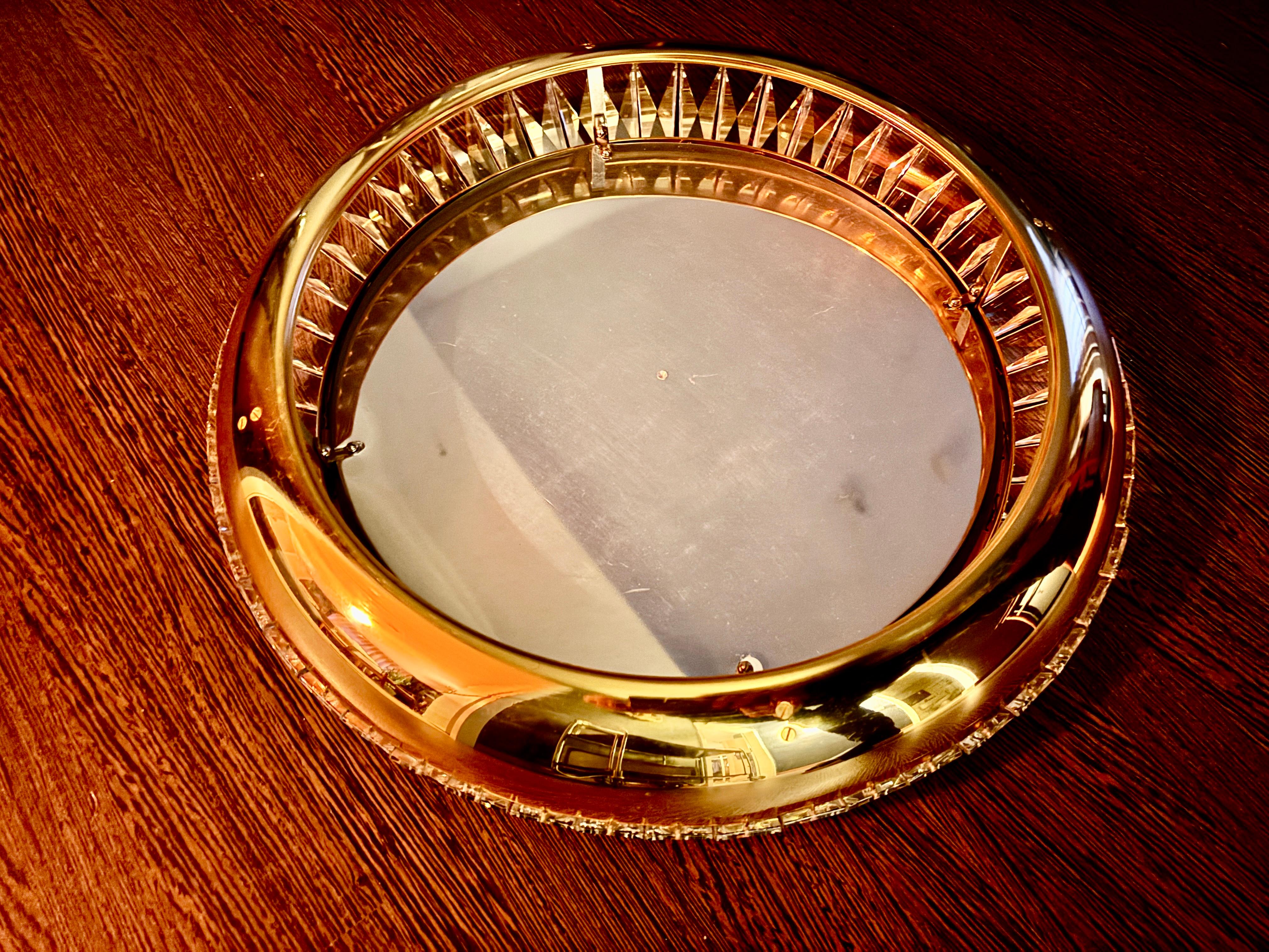 Palwa - Palme & Walter illuminated mirror In Excellent Condition For Sale In Hannover, DE