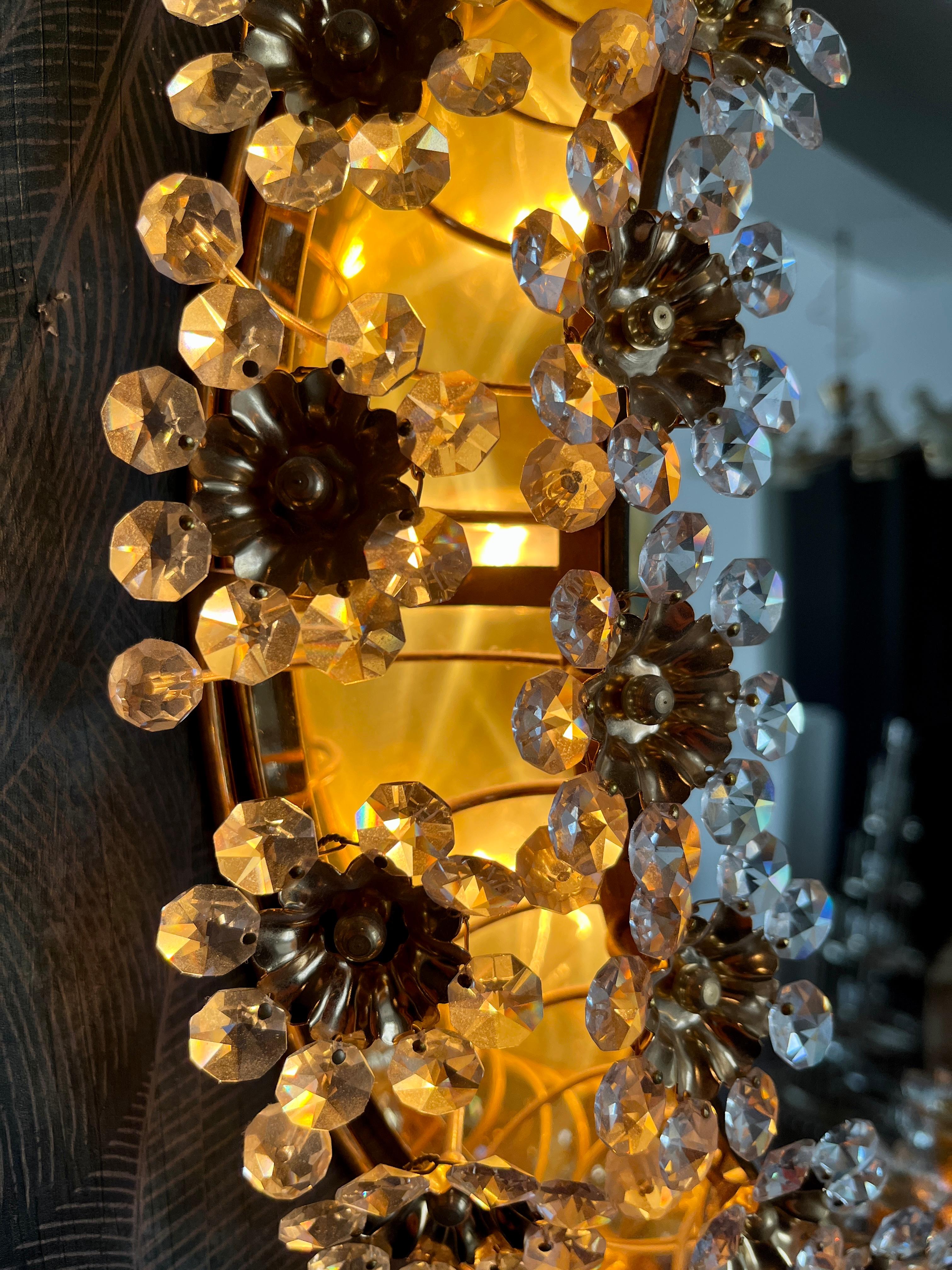 Palwa - Palme & Walter illuminated mirror For Sale 1