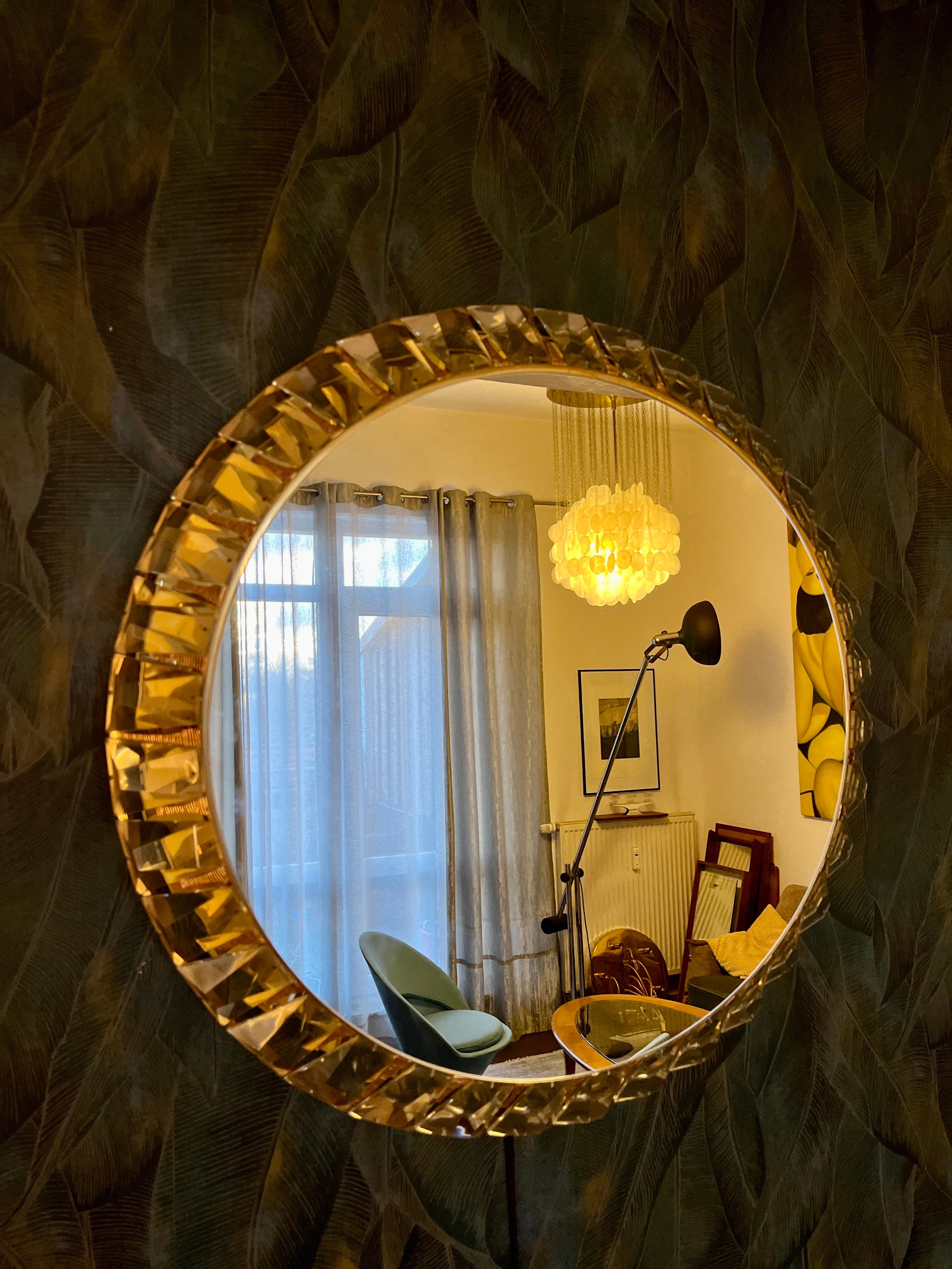 Palwa - Palme & Walter illuminated mirror For Sale 1