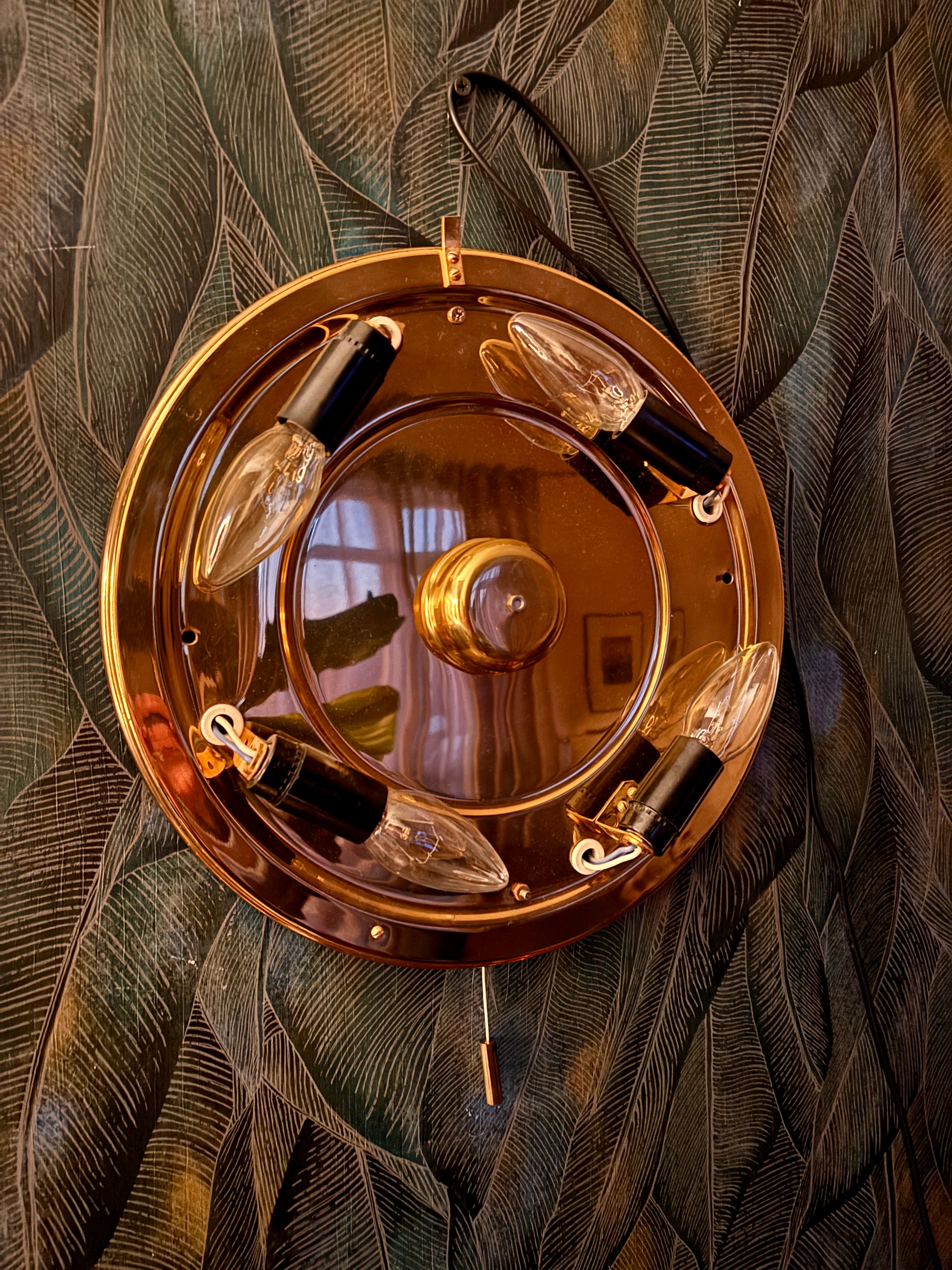 Palwa - Palme & Walter illuminated mirror For Sale 2