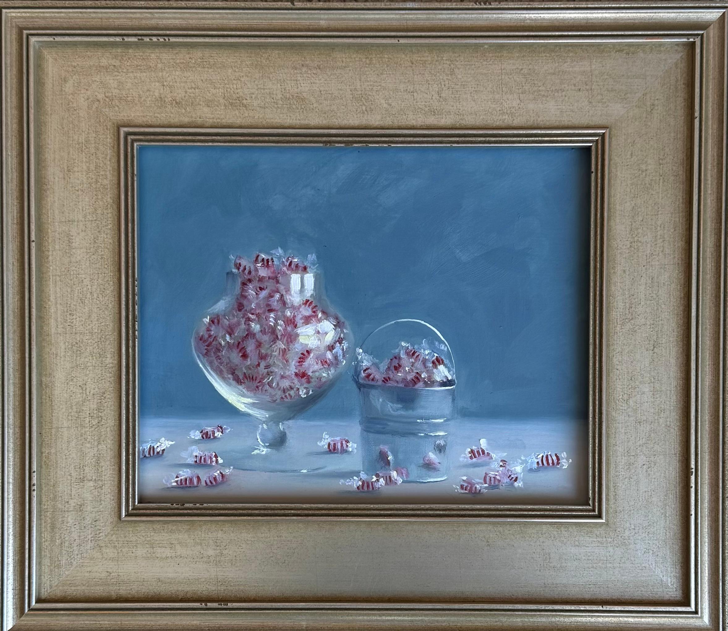 Pam Ackley Still-Life Painting - Peppermints