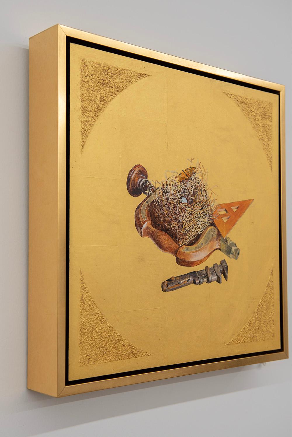 Build, from the series, Nested Memory - Bird Nest, Tools, Wood, Wrench For Sale 3