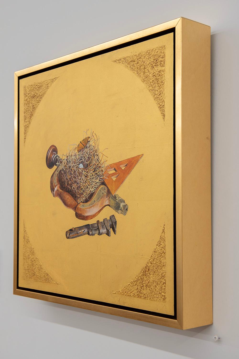 Build, from the series, Nested Memory - Bird Nest, Tools, Wood, Wrench For Sale 4