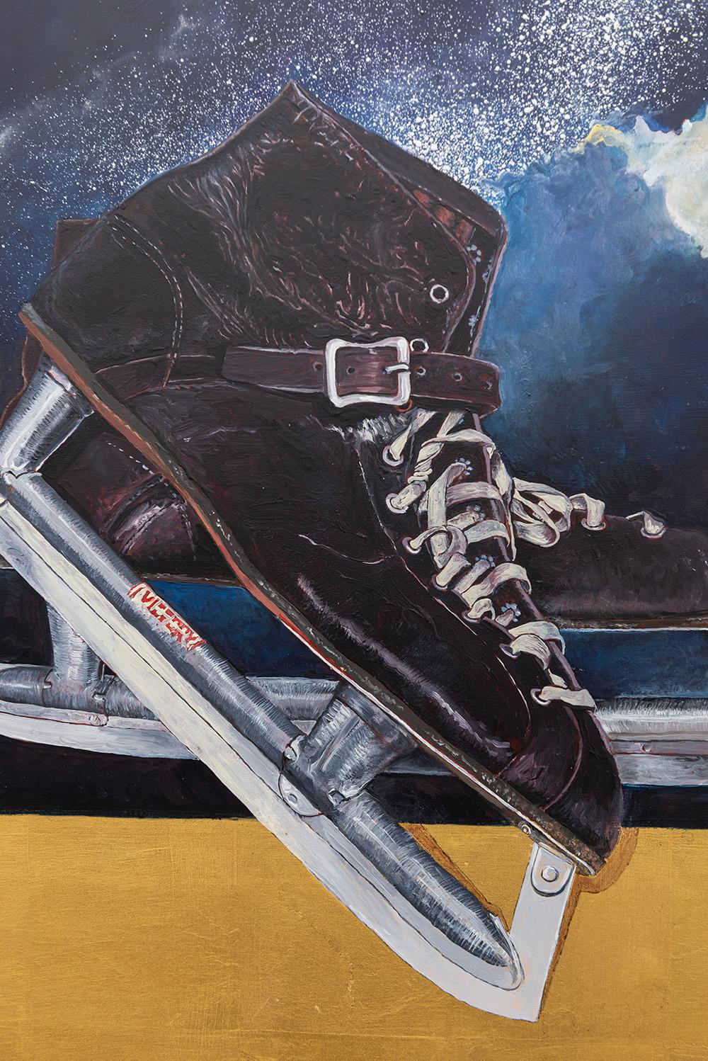 Victory (The Thin Ice Skater), from the series, Nested Memory - Feathers, Sky For Sale 6