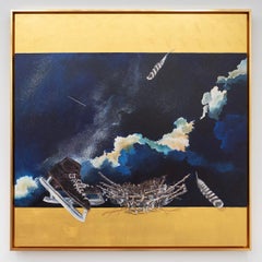 Victory (The Thin Ice Skater), from the series, Nested Memory - Feathers, Sky