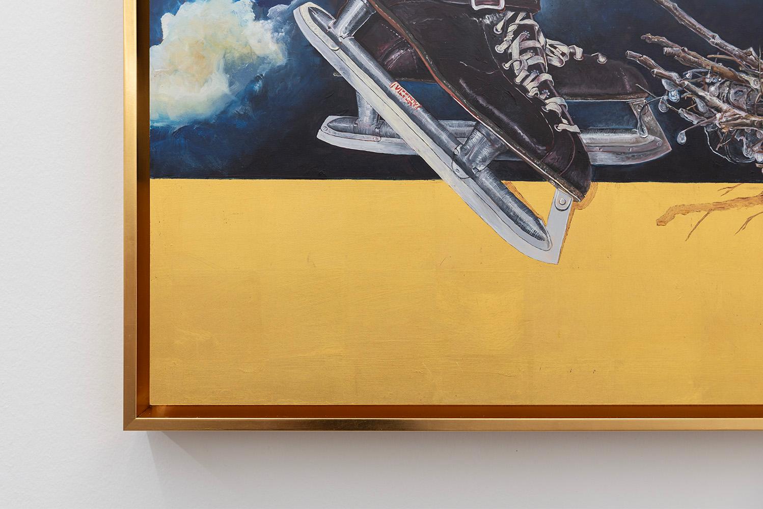 Victory (The Thin Ice Skater), from the series, Nested Memory - Feathers, Sky For Sale 1