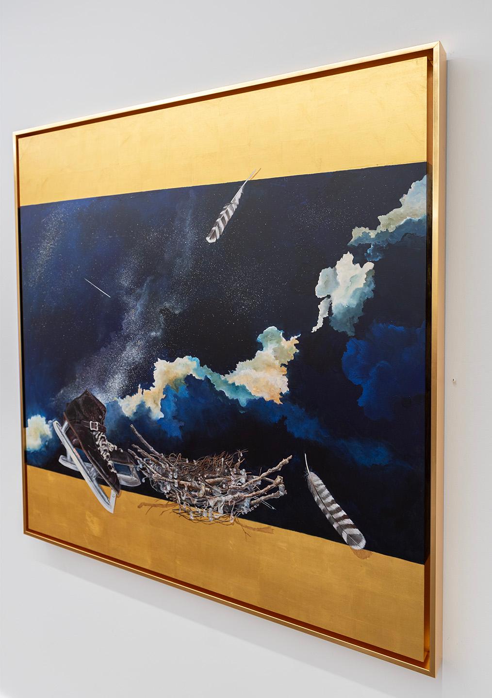 Victory (The Thin Ice Skater), from the series, Nested Memory - Feathers, Sky For Sale 3