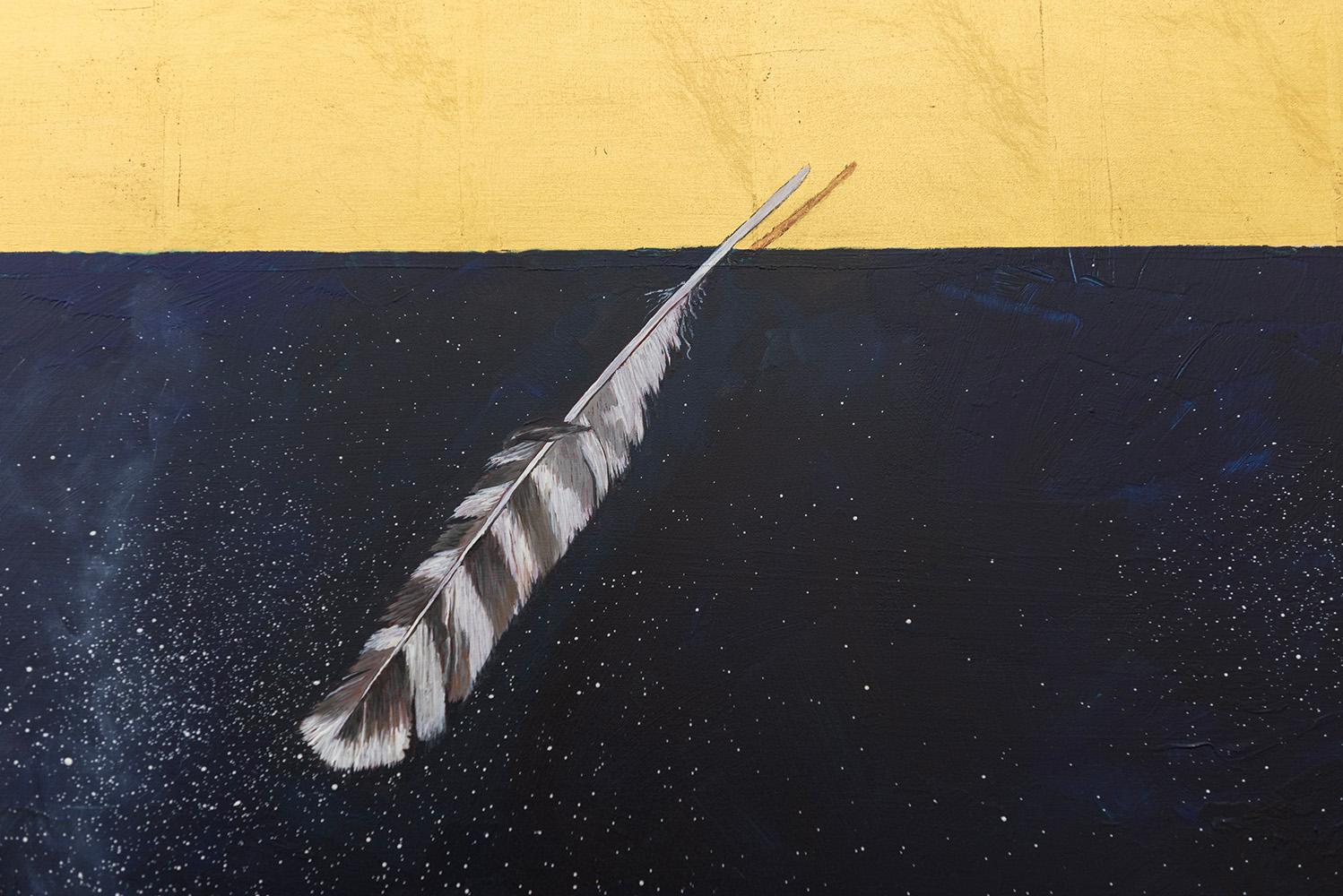 Victory (The Thin Ice Skater), from the series, Nested Memory - Feathers, Sky For Sale 4