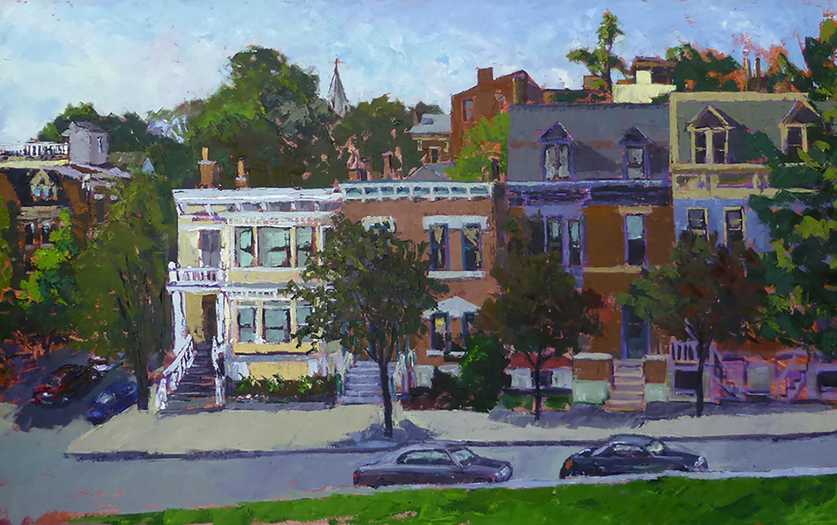 Pam Folsom Landscape Painting - Paradrome St (left)