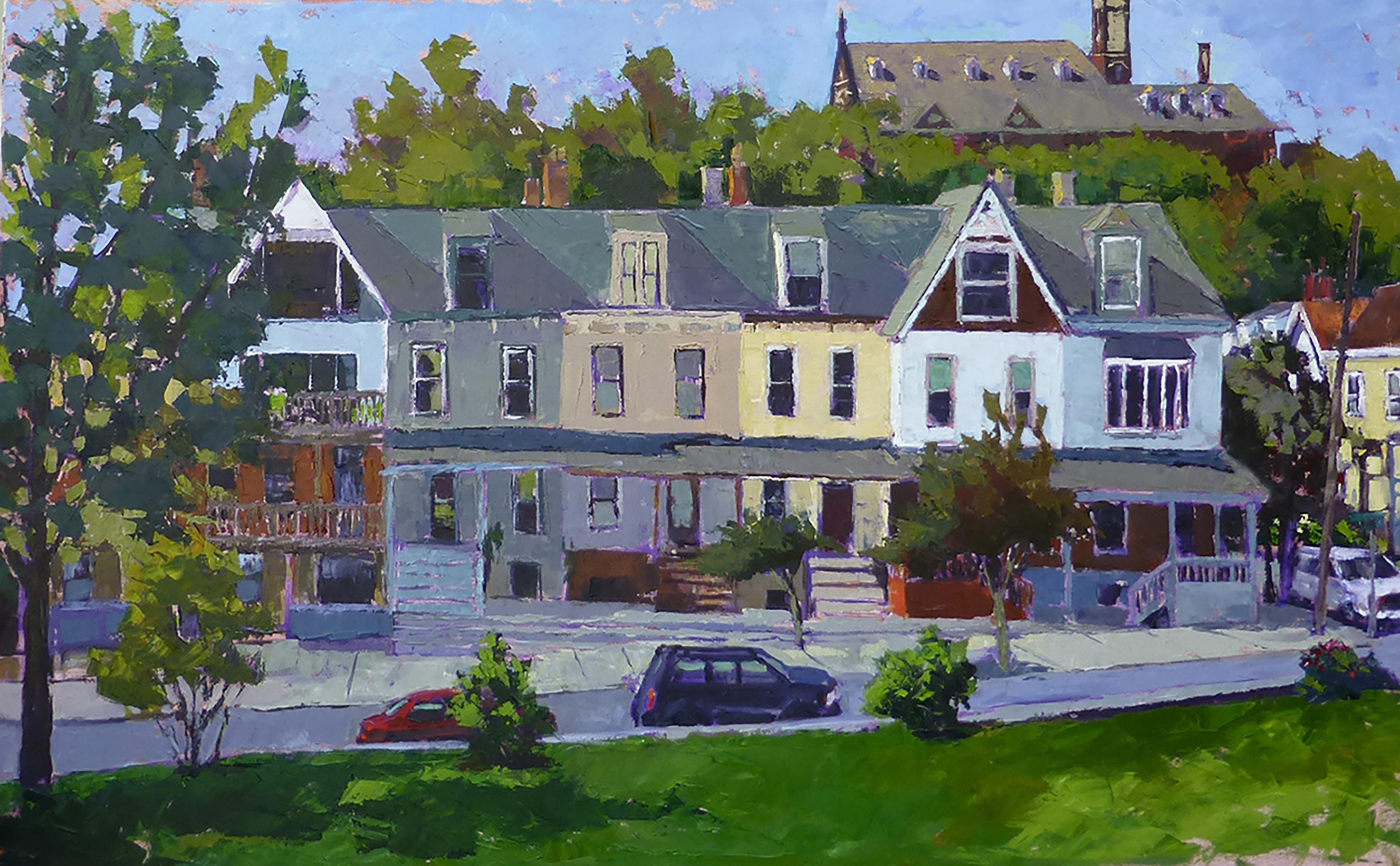 Pam Folsom Landscape Painting - Paradrome St (right)