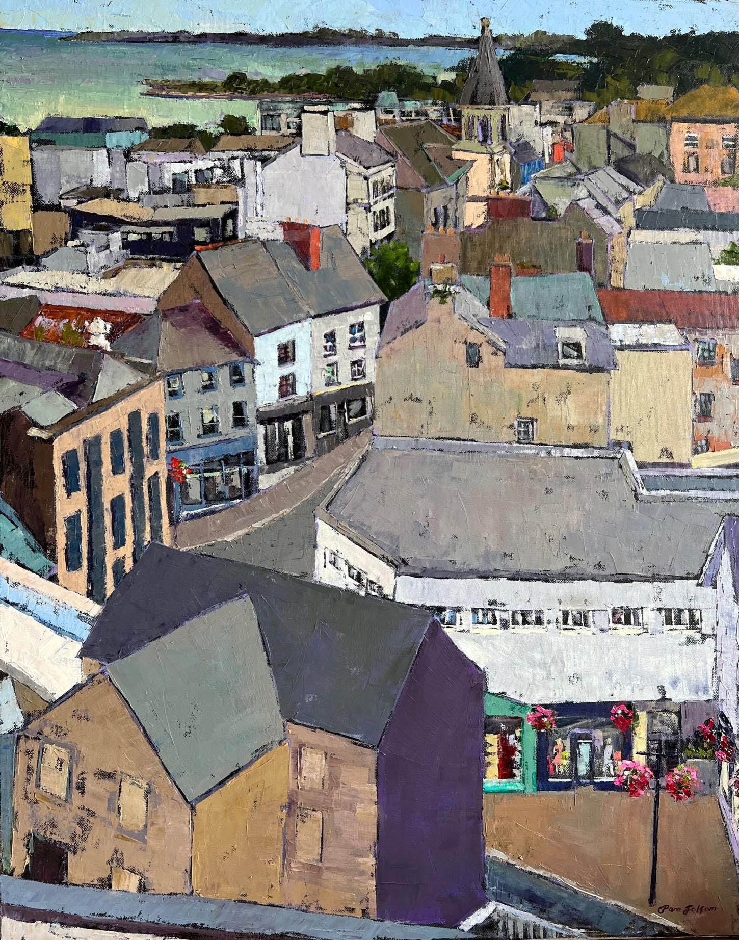 Pam Folsom Landscape Painting - Wexford, Ireland