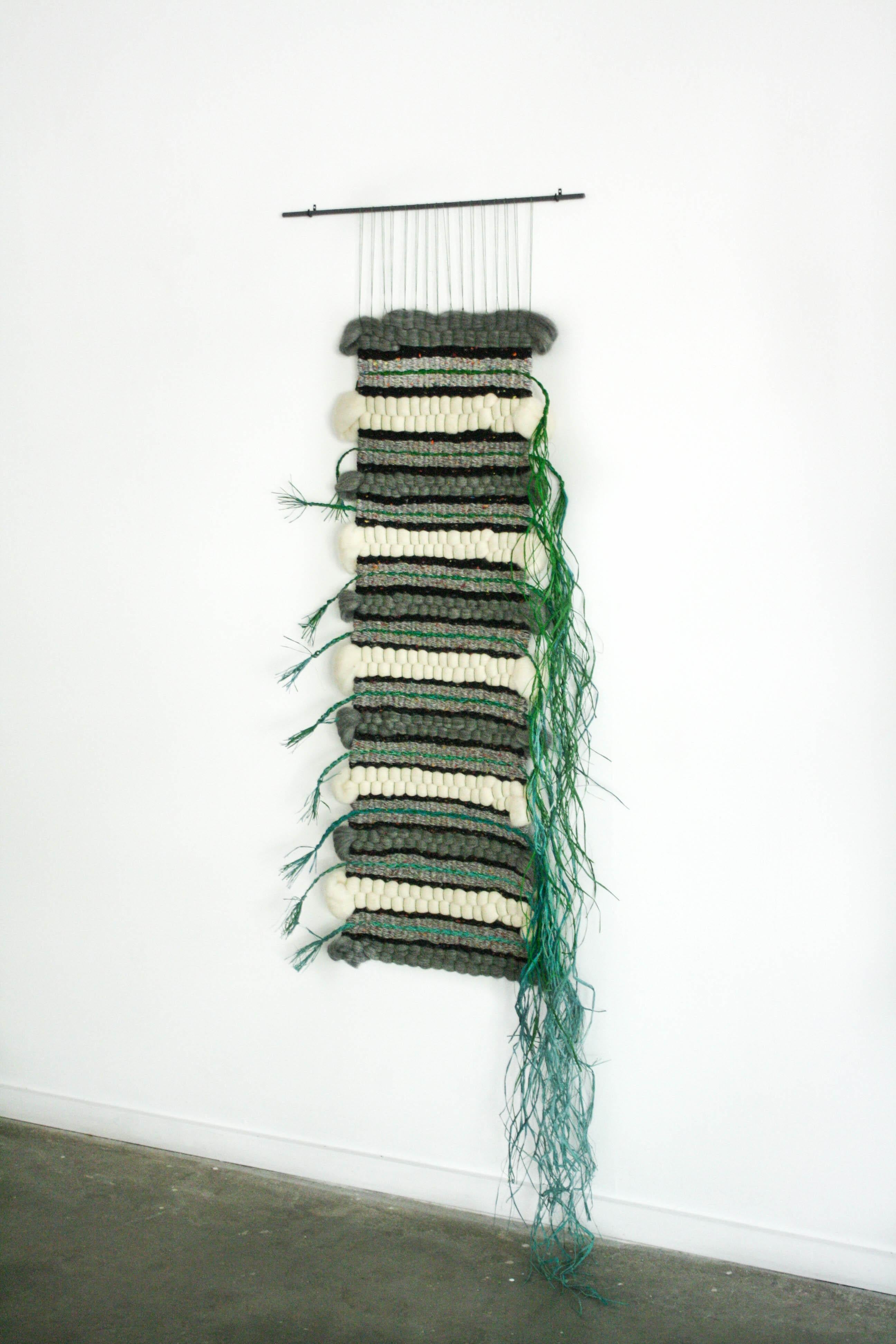 Select all the times you admitted you were wrong (Green-Blue) - Sculpture by Pam Marlene Taylor