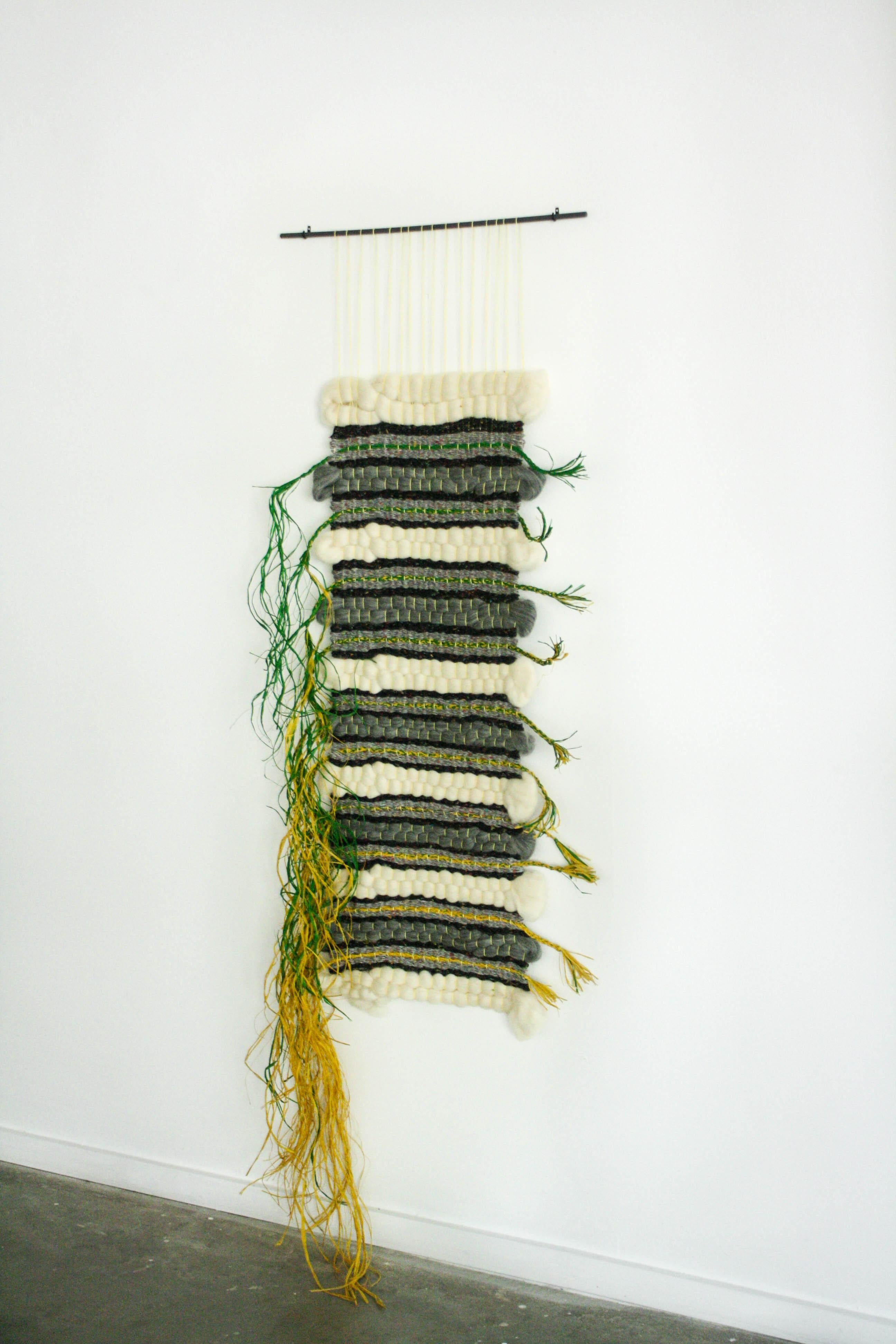 Select all the times you admitted you were wrong (Yellow-Green) - Sculpture by Pam Marlene Taylor