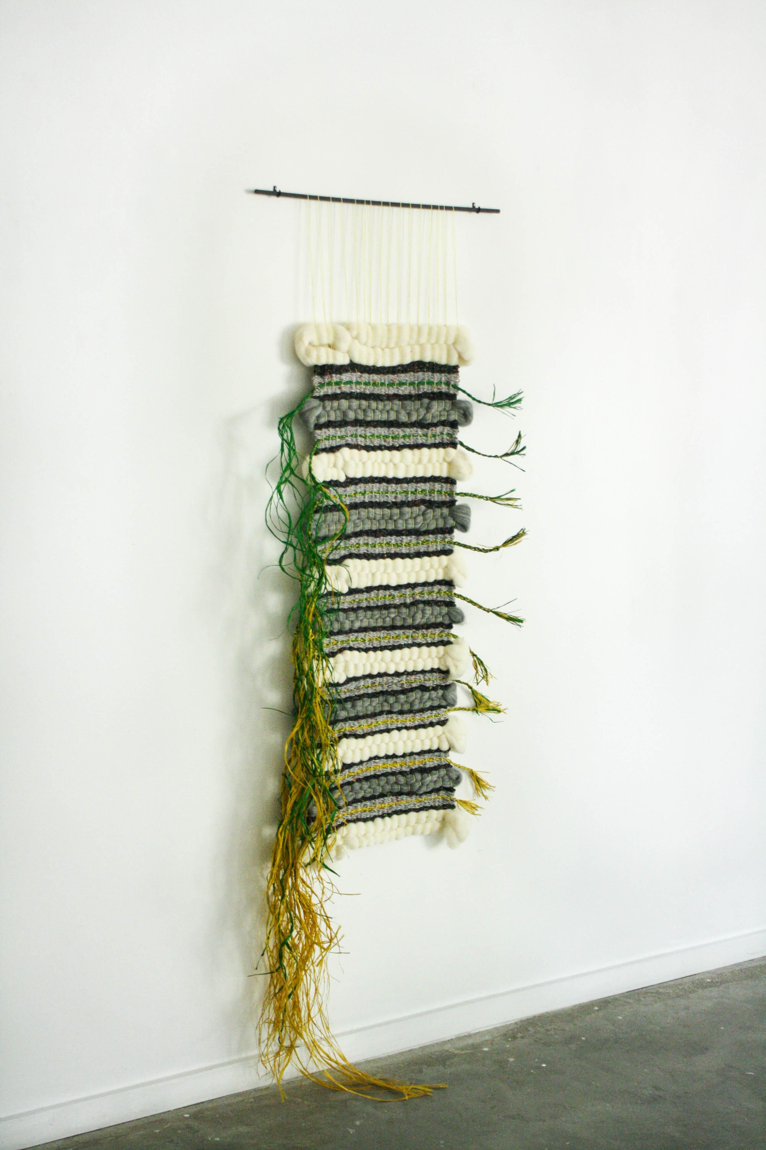 Select all the times you admitted you were wrong (Yellow-Green) - Abstract Sculpture by Pam Marlene Taylor