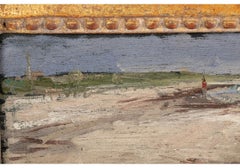 Pam Sheehan 'Am. B. 1956' Oil on Panel Titled "Figure In Red Sweater"
