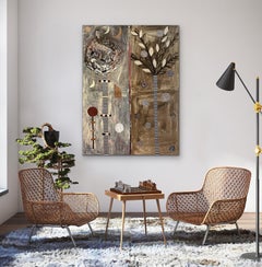 Beige Tree of Life: Osprey Nest I