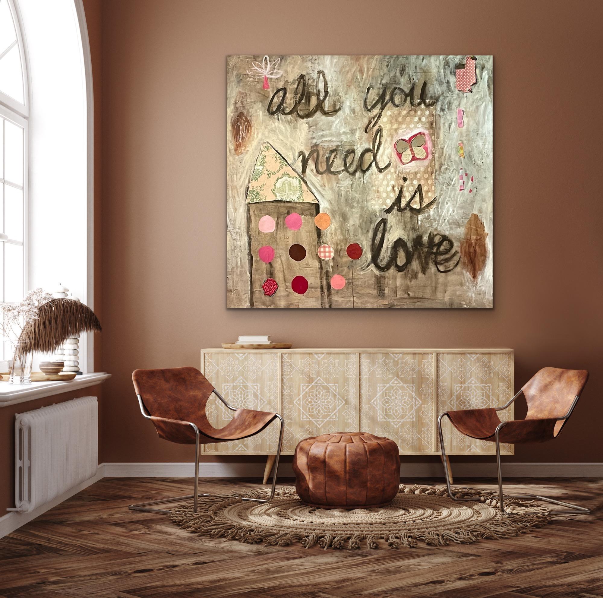 All You Need Is Love - Painting by Pam Smilow