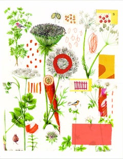 Botanical Series: Orange Carrot (Original) and Giclee Print on Paper