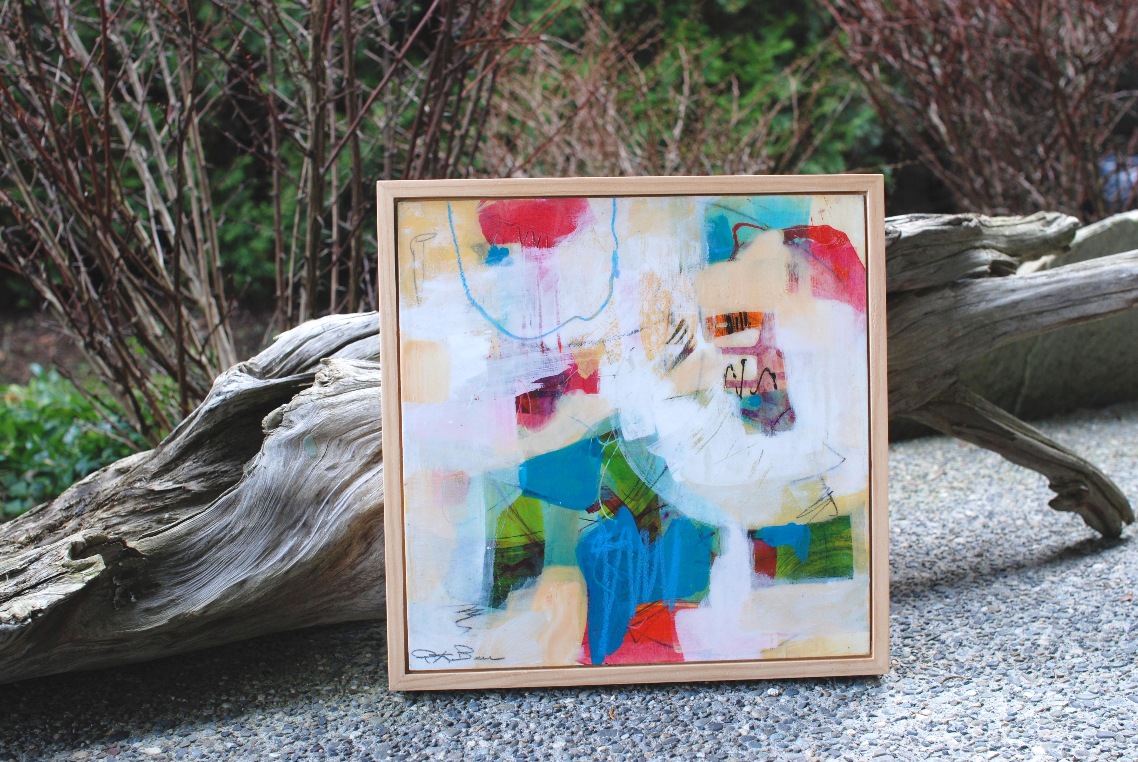 Oide No 1 - Abstract Mixed Media Art by Pamela Beer