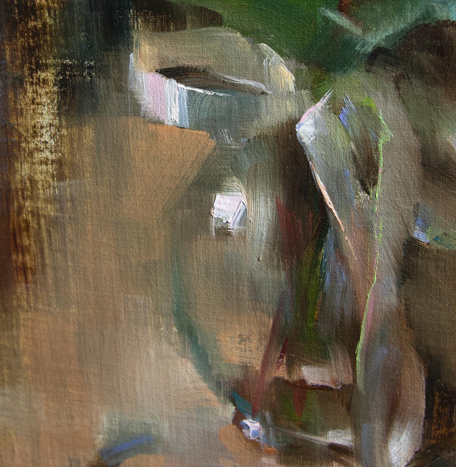 Sentimental, Pintura al óleo - Painting Contemporáneo de Pamela Blaies