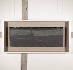 Orilla de pizarra verde I Pintura de Pamela Burns, 2015