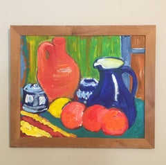 Bodegón colorido Pintura al óleo, Artista británico