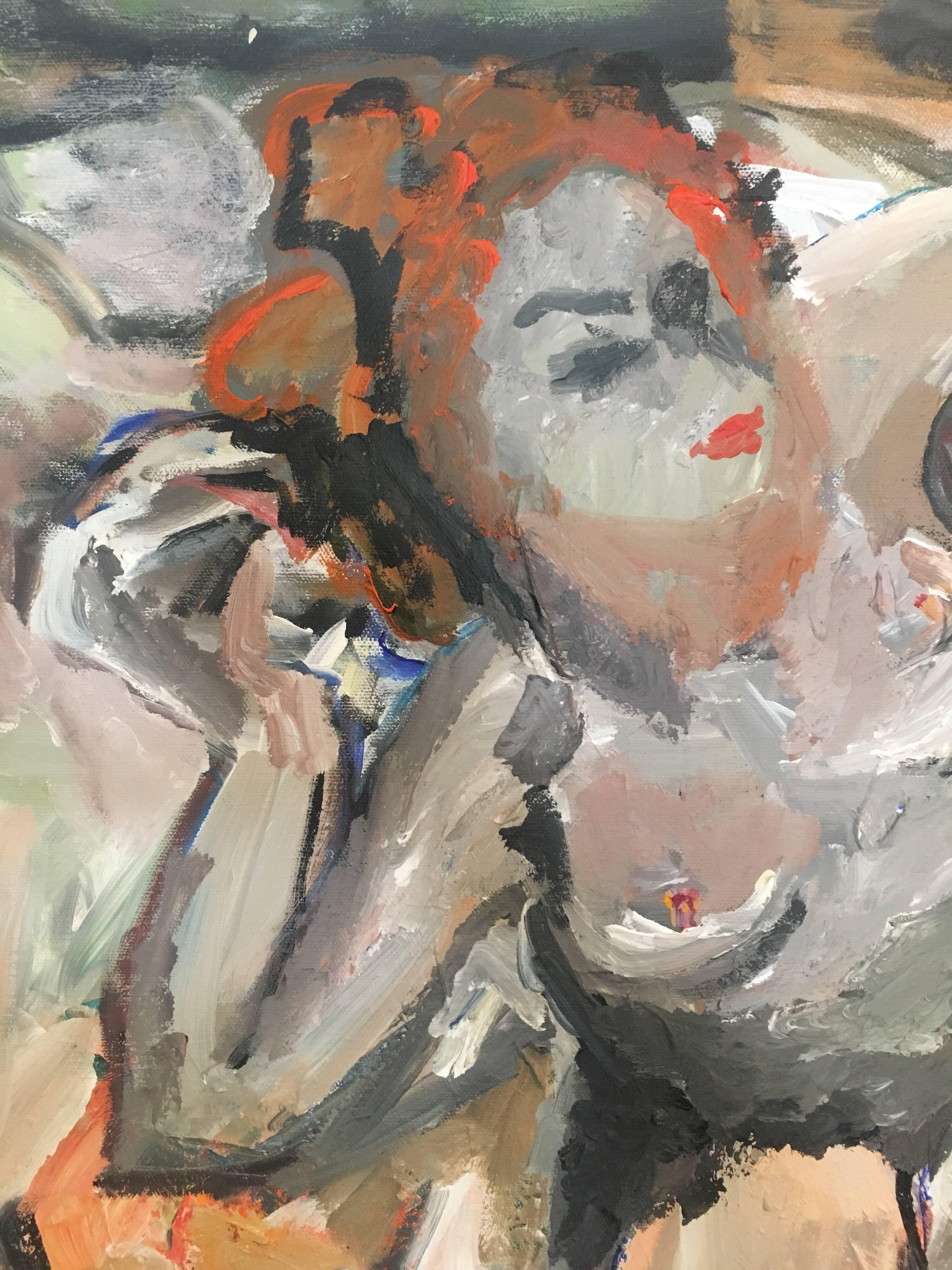 Nude Figure, Impressionist Oil Painting, British Artist
by Pamela Cawley, British 20th century
oil painting on canvas, unframed

canvas: 24 x 20 inches 

Stunning original Impressionist oil painting by the 20th century British artist, Pamela Cawley.