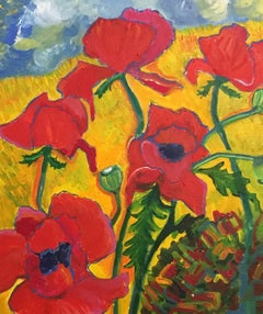 Poppies, Still Life, British Life