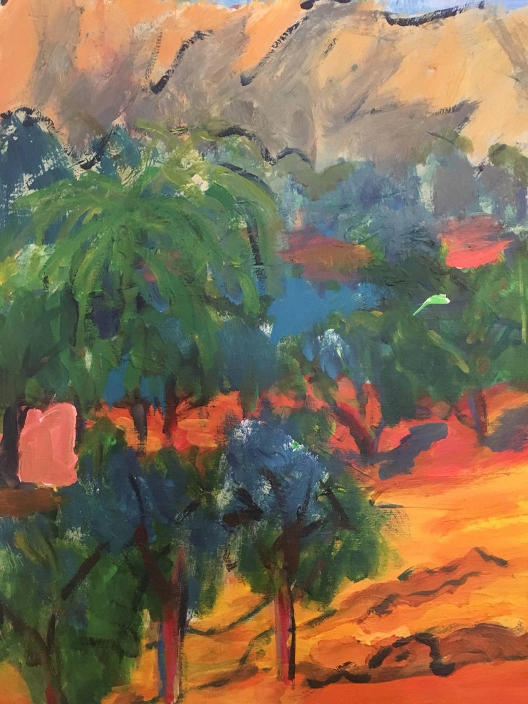 Provence Landscape Impressionist Oil Painting, British Artist For Sale 2