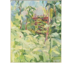 Pamela Chard (1926-2003) - Óleo del siglo XX, Convento Manor House