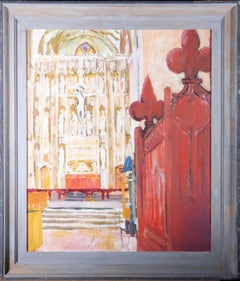 Pamela Chard (1926-2003) - Framed 20th Century Oil, The Altar