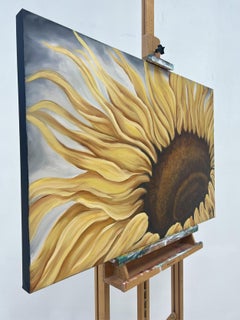 Abbraccio di girasoli, Pittura a olio